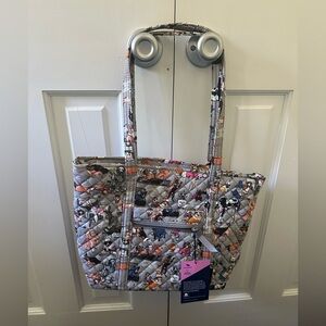 Vera Bradley small tote bag in Howl-O-Ween dogs print